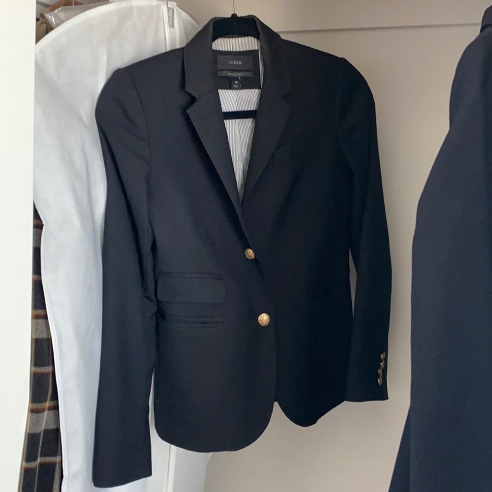JCrew School Boy Blazer Size 00 Black